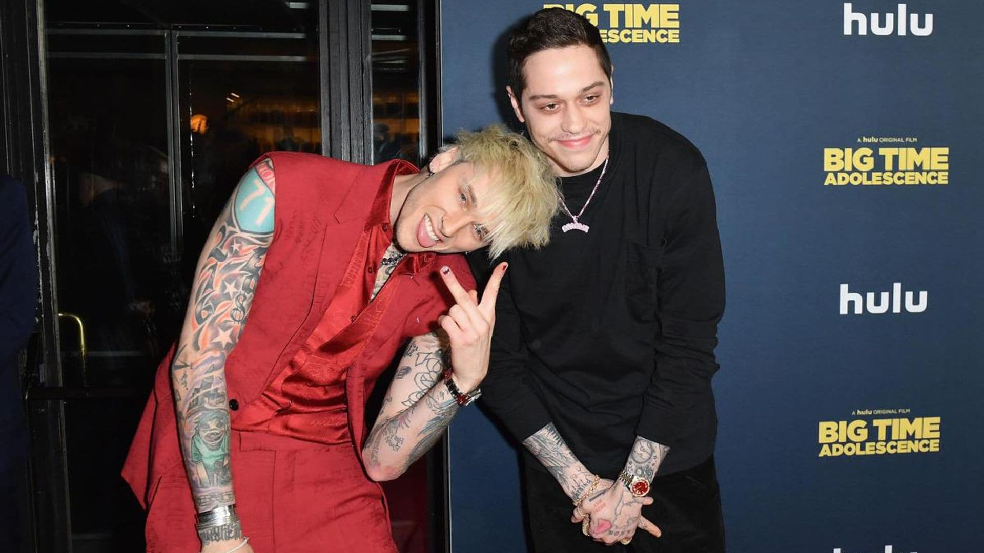 Machine Gun Kelly recalls sneaking Pete Davidson into Sandra Bullock’s house party