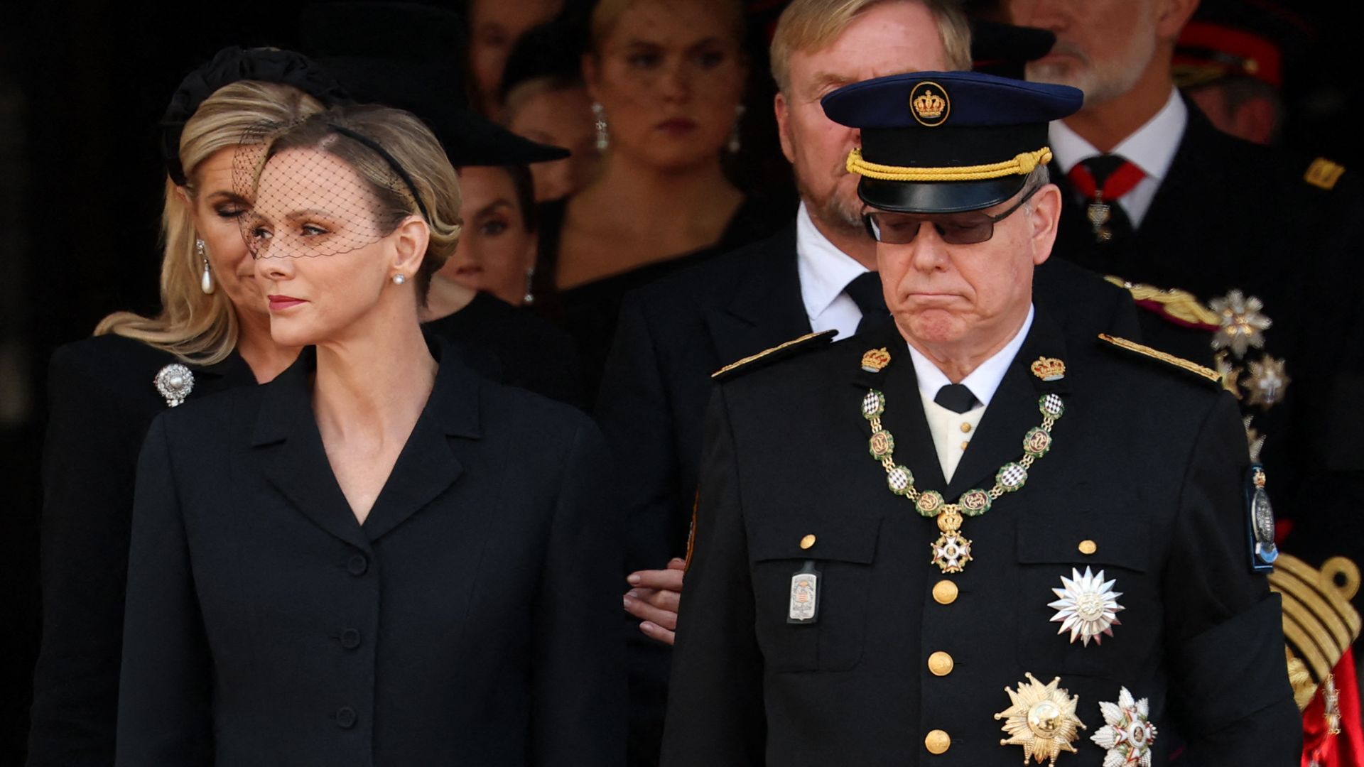 Prince Albert and Princess Charlene honor King Harald with poignant Monaco tribute