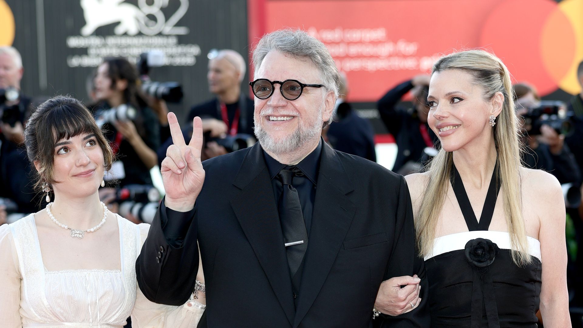 Guillermo del Toro shines in Venice with daughter Marisa at ‘Frankenstein’ premiere