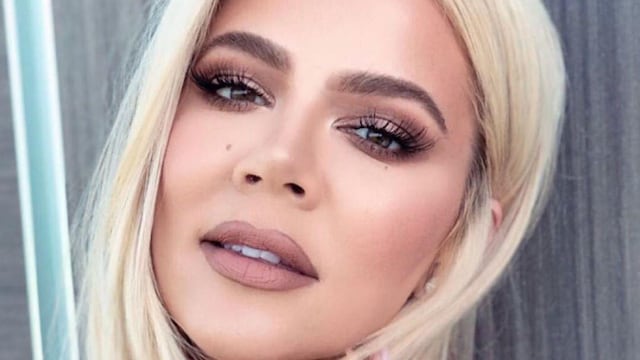Khloe Kardashian with a bob cut