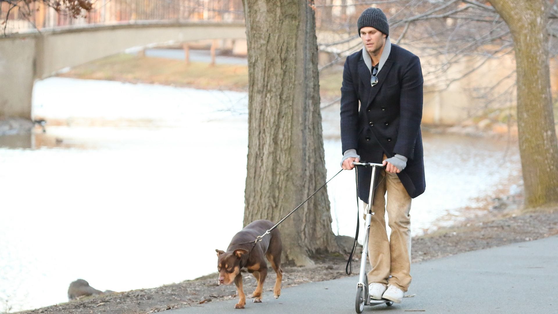 Tom Brady is seen on December 07, 2013 in Boston, Massachusetts. (Photo by Stickman/Bauer-Griffin/GC Images)