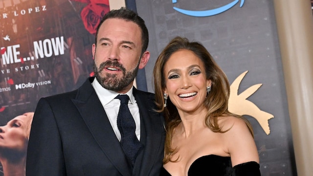 Ben Affleck and Jennifer Lopez attend the Los Angeles Premiere of Amazon MGM Studios "This Is Me...Now: A Love Story" at Dolby Theatre on February 13, 2024 in Hollywood, California. (Photo by Axelle/Bauer-Griffin/FilmMagic)