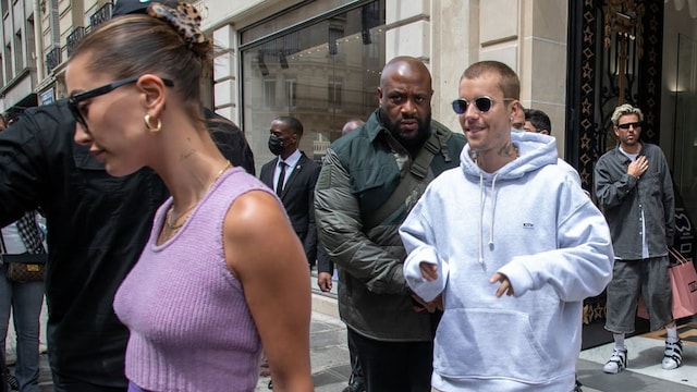 Justin Bieber And His Wife Hailey Baldwin Bieber Sighting In Paris