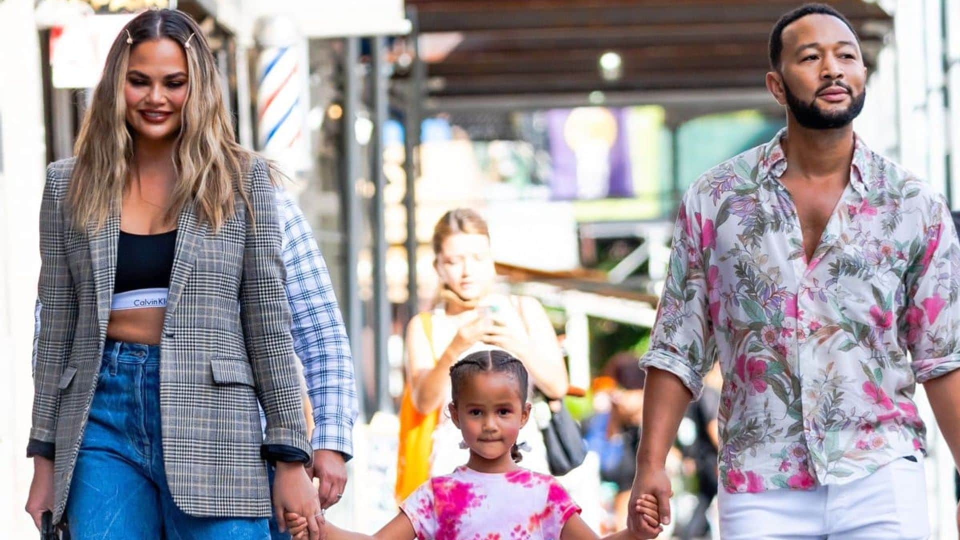 Chrissy Teigen hires a tooth fairy plumber after dropping Luna’s down the drain
