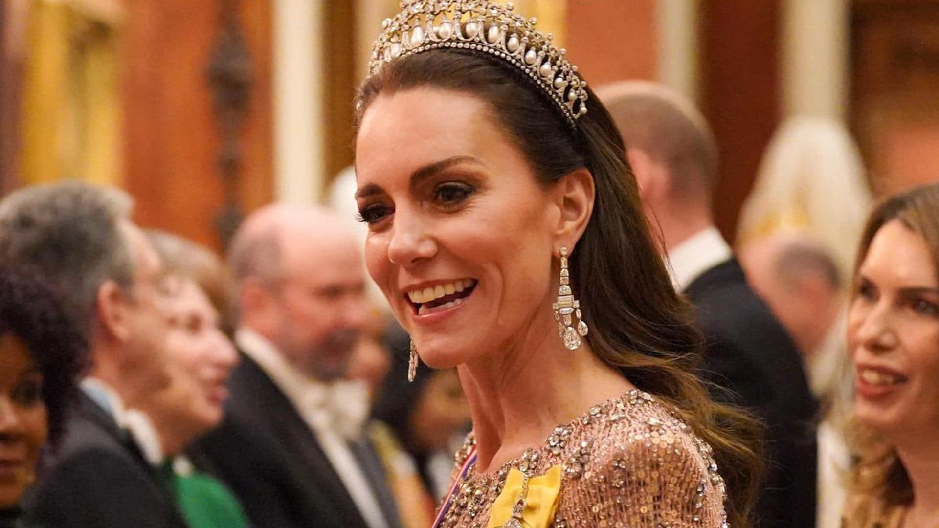 The Princess of Wales repeats shimmering look from royal wedding