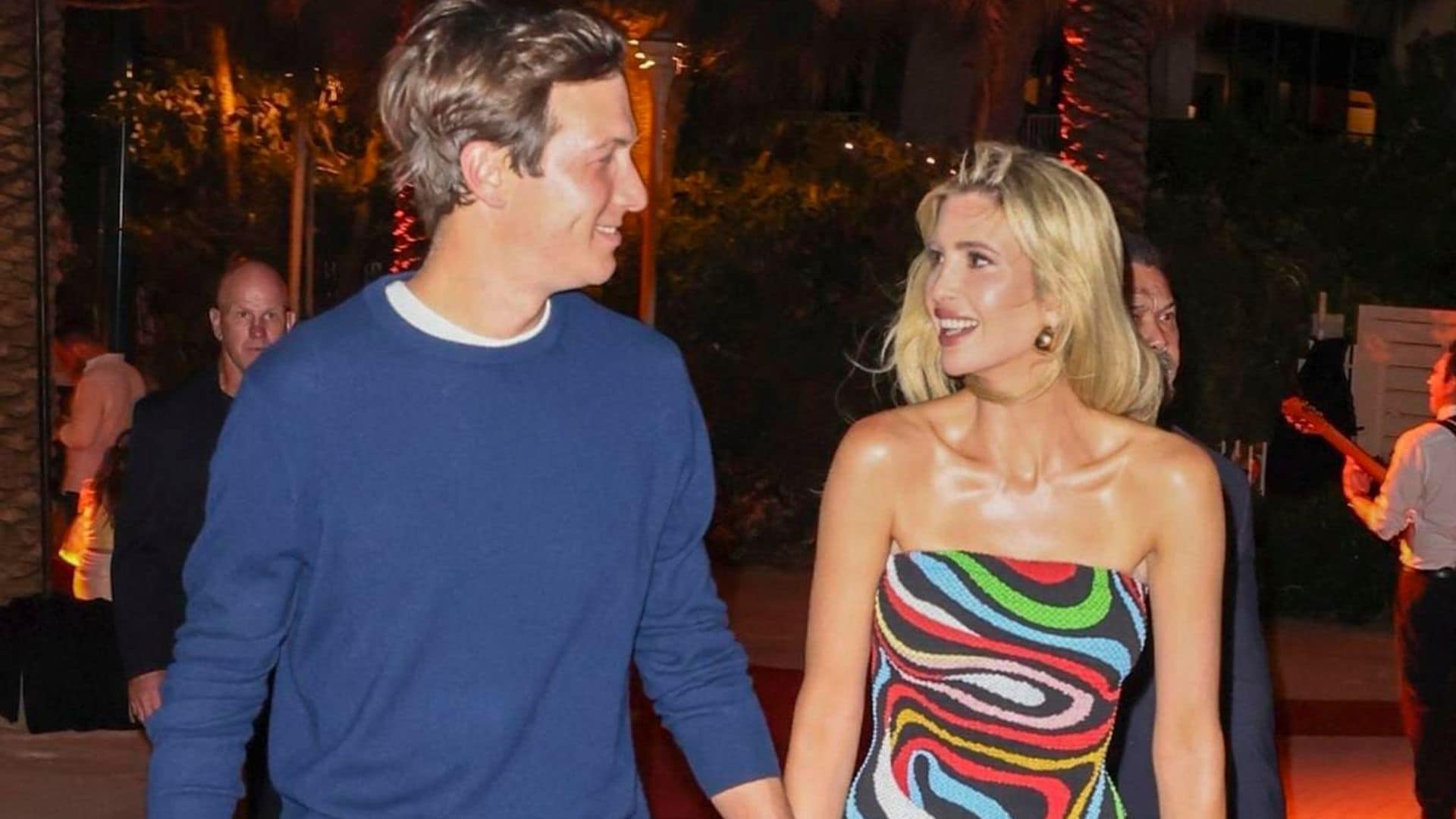 Ivanka Trump wears a colorful dress after F1 event in Miami