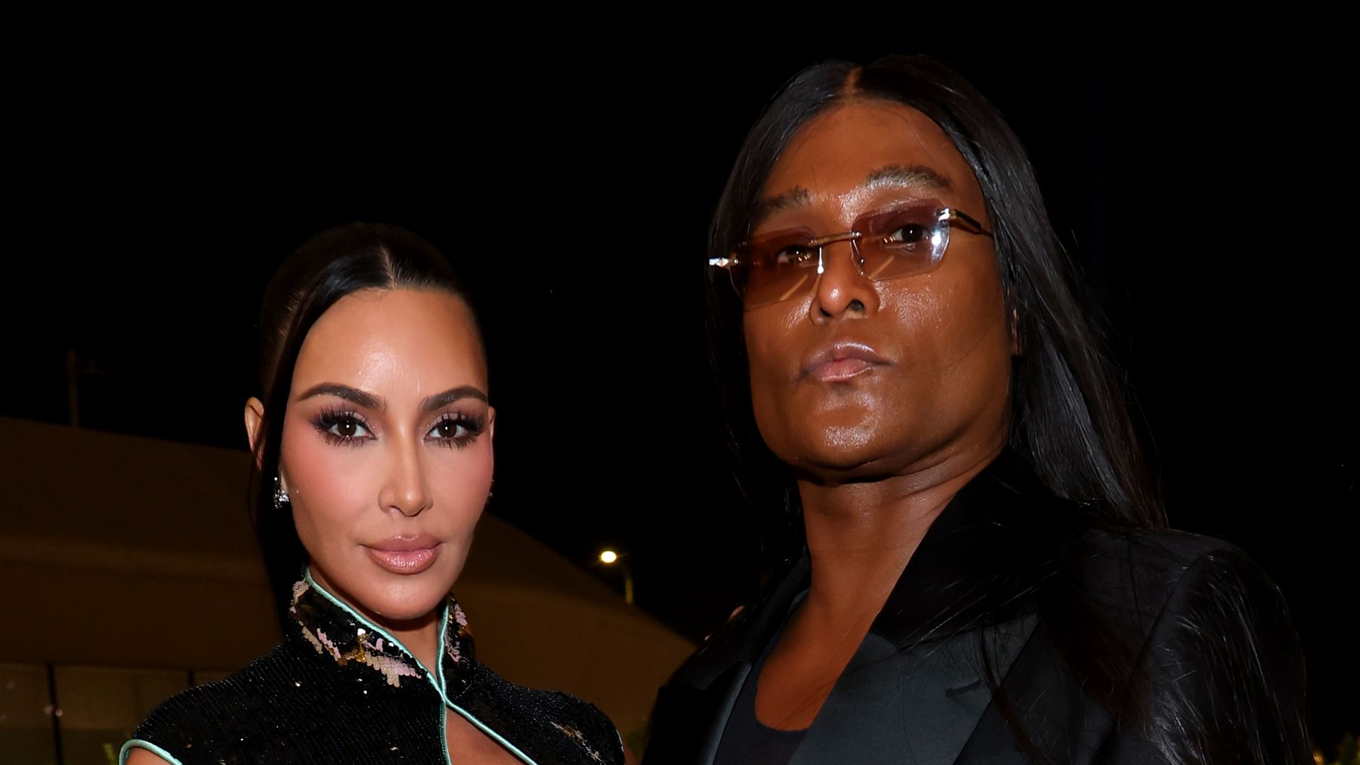 LOS ANGELES, CALIFORNIA - SEPTEMBER 19: (L-R) Kim Kardashian and Law Roach attend the Lucas Museum of Narrative Art Opening Night at Lucas Museum of Narrative Art on September 19, 2026 in Los Angeles, California. (Photo by Kevin Mazur/Kevin Mazur/Getty Images for Lucas Museum of Narrative Art)
