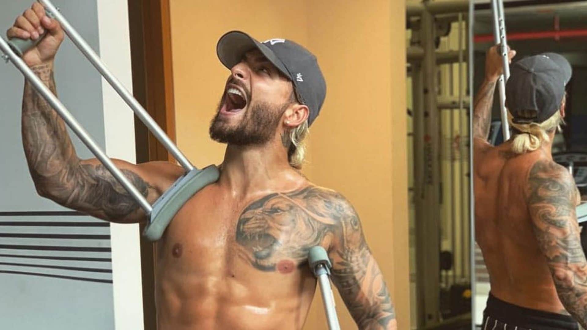 Maluma talks his post-surgery recovery and the person who is spoiling him the most