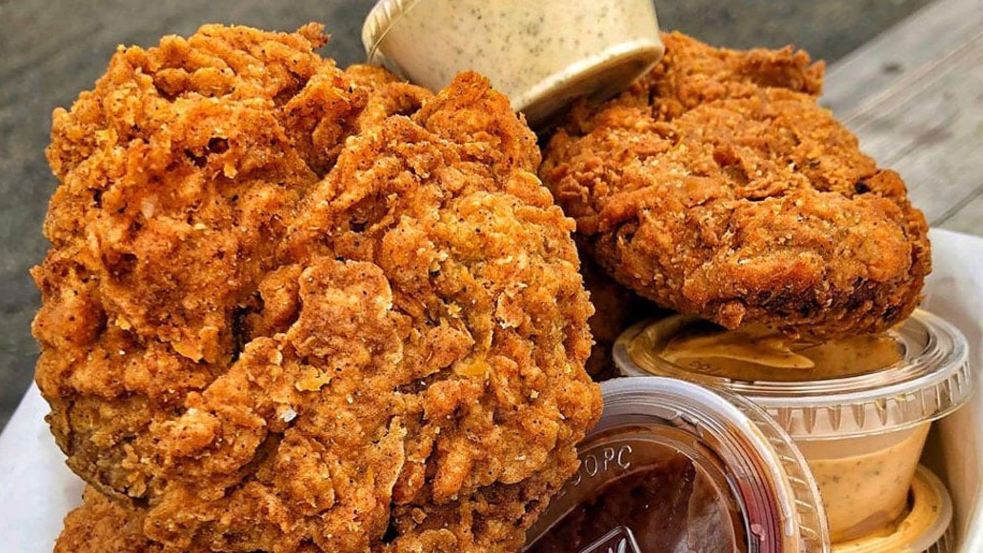 Holy tastebuds: first ever vegan fried chicken restaurant opens in California