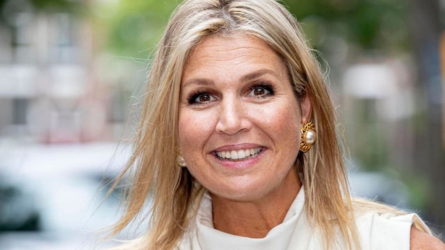 Queen Maxima stuns in all white outfit