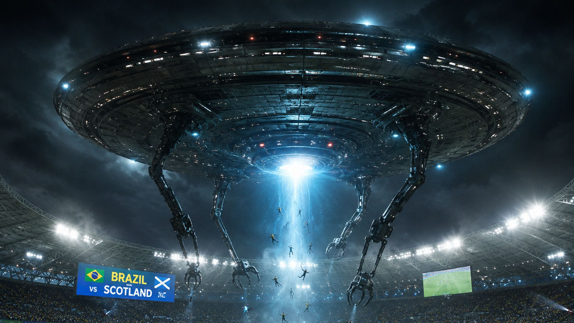Alien abductions, Brazil vs. Scotland, and now Miami airport: the viral World Cup story no one saw coming