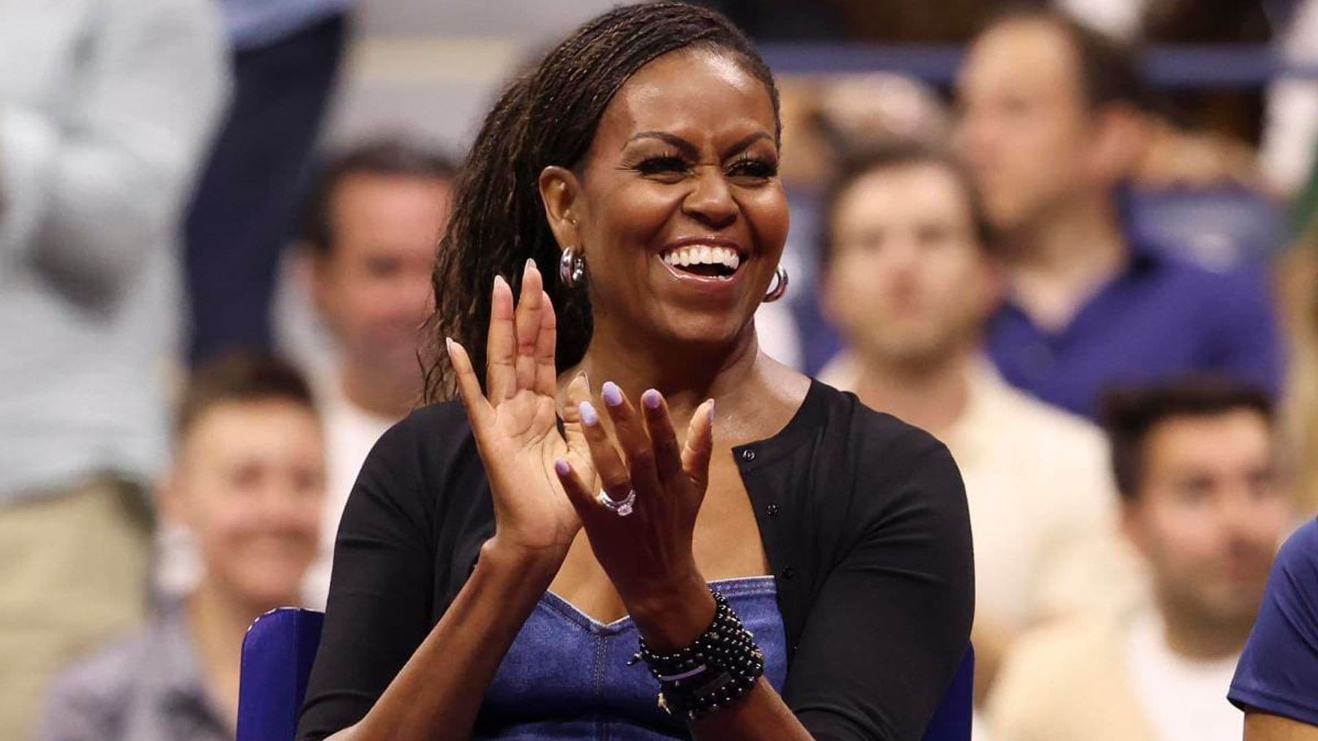 Michelle Obama celebrates tennis triumphs and equality in a star-studded tournament at the US Open