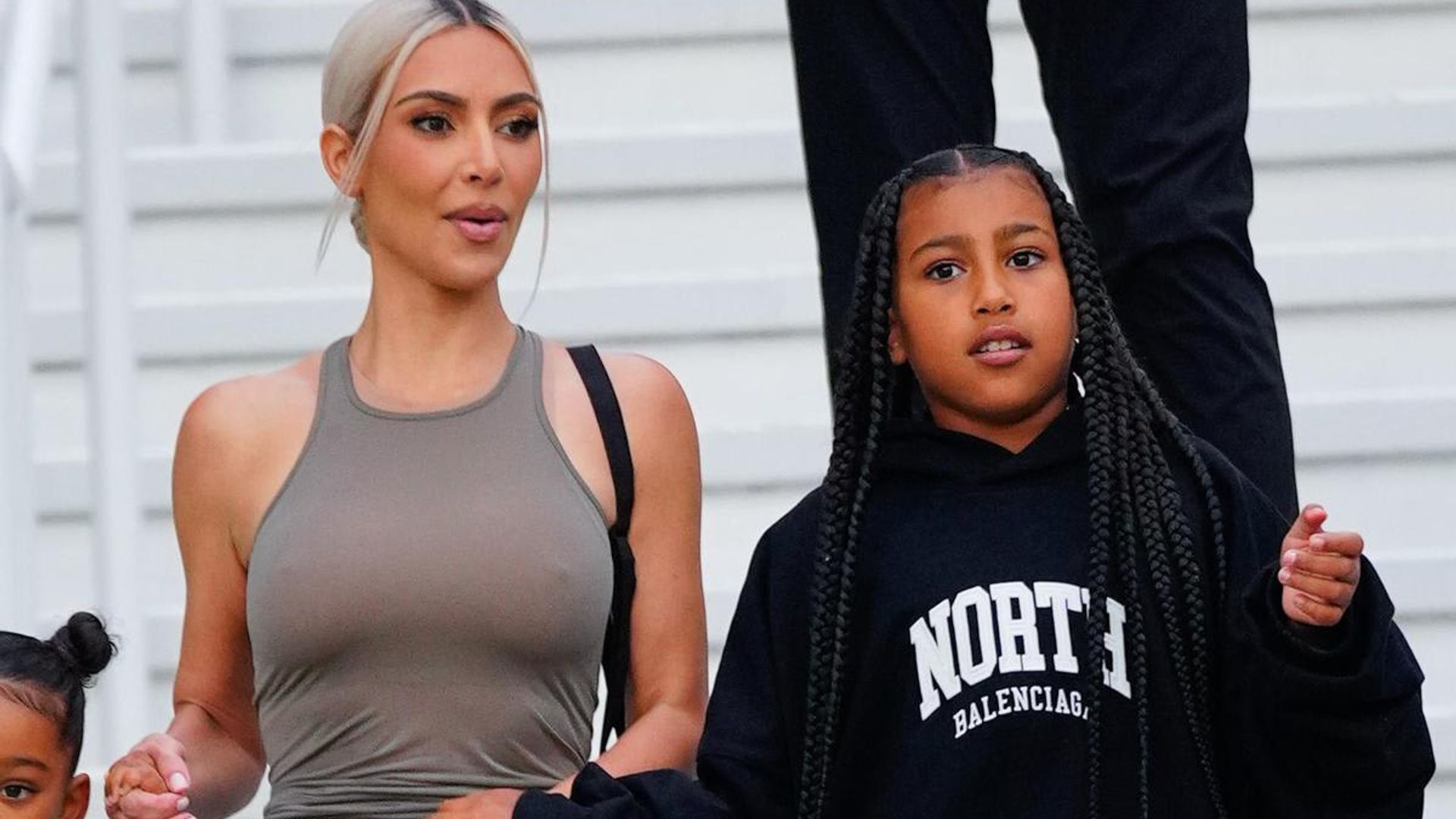 North West looked frustrated asking Kim Kardashian to ‘stop’ filming her during car ride