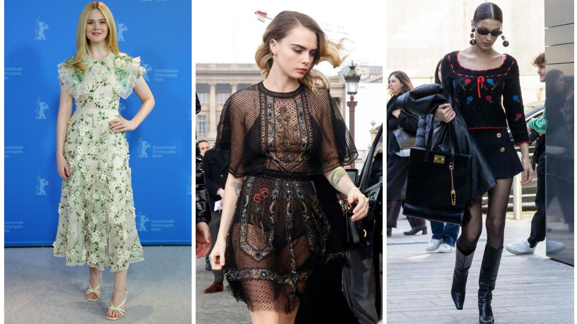 Sofía Vergara, Bella Hadid and more stars show off 3 fashion trends in bloom this season