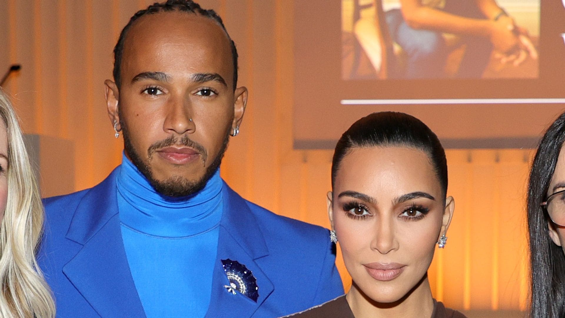 Private jets, helicopters, and a countryside retreat: Kim Kardashian and Lewis Hamilton’s surprise romance