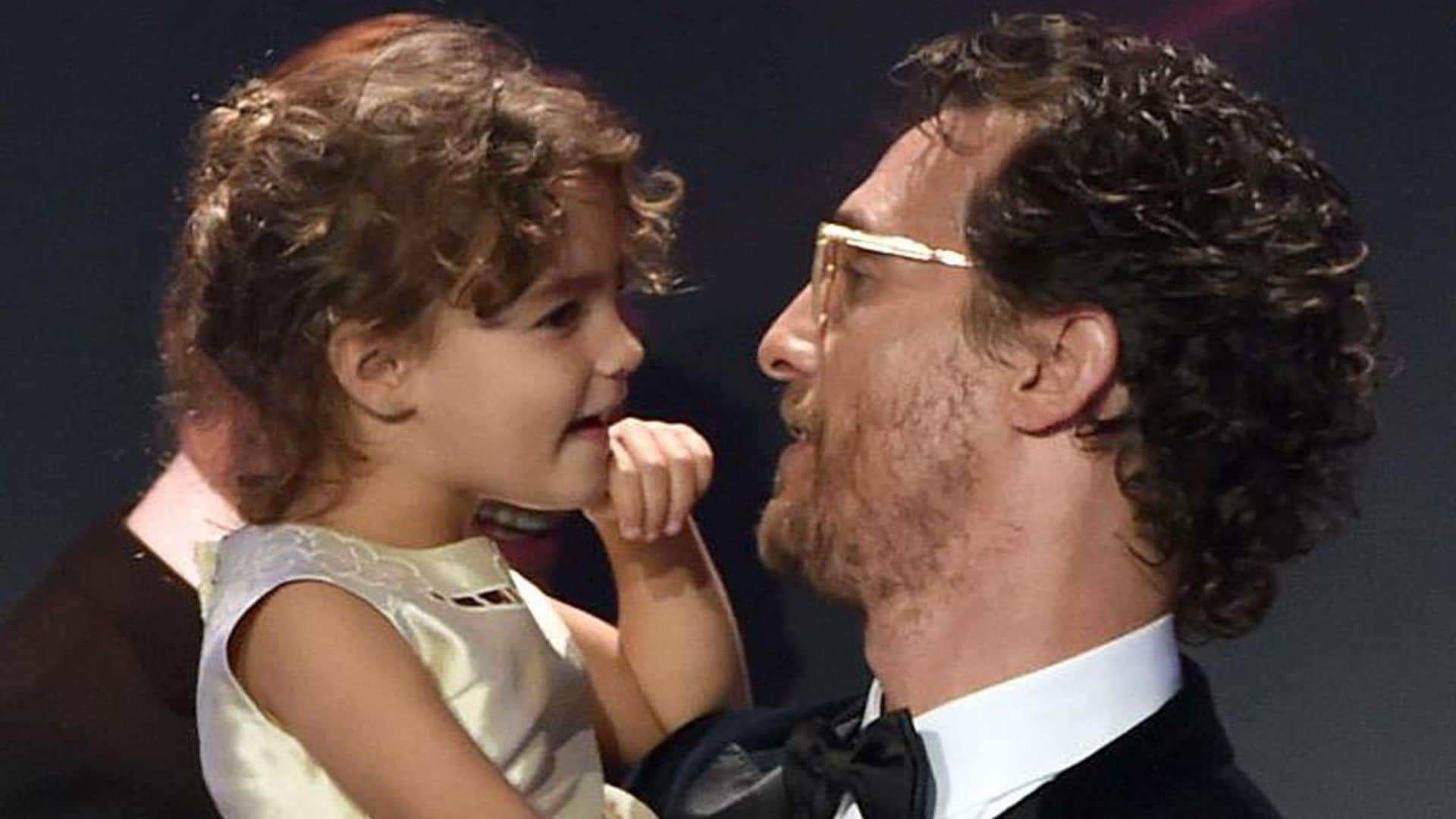 Matthew McConaughey wishes Vida a happy birthday after losing his phone on a rollercoaster