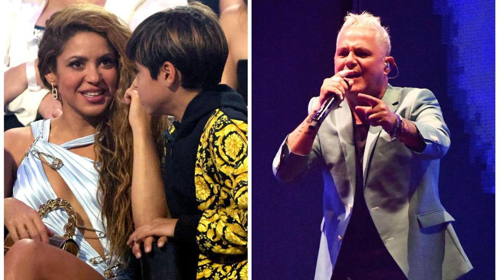 Shakira pokes fun at her son during their family night at Alejandro Sanz’s concert