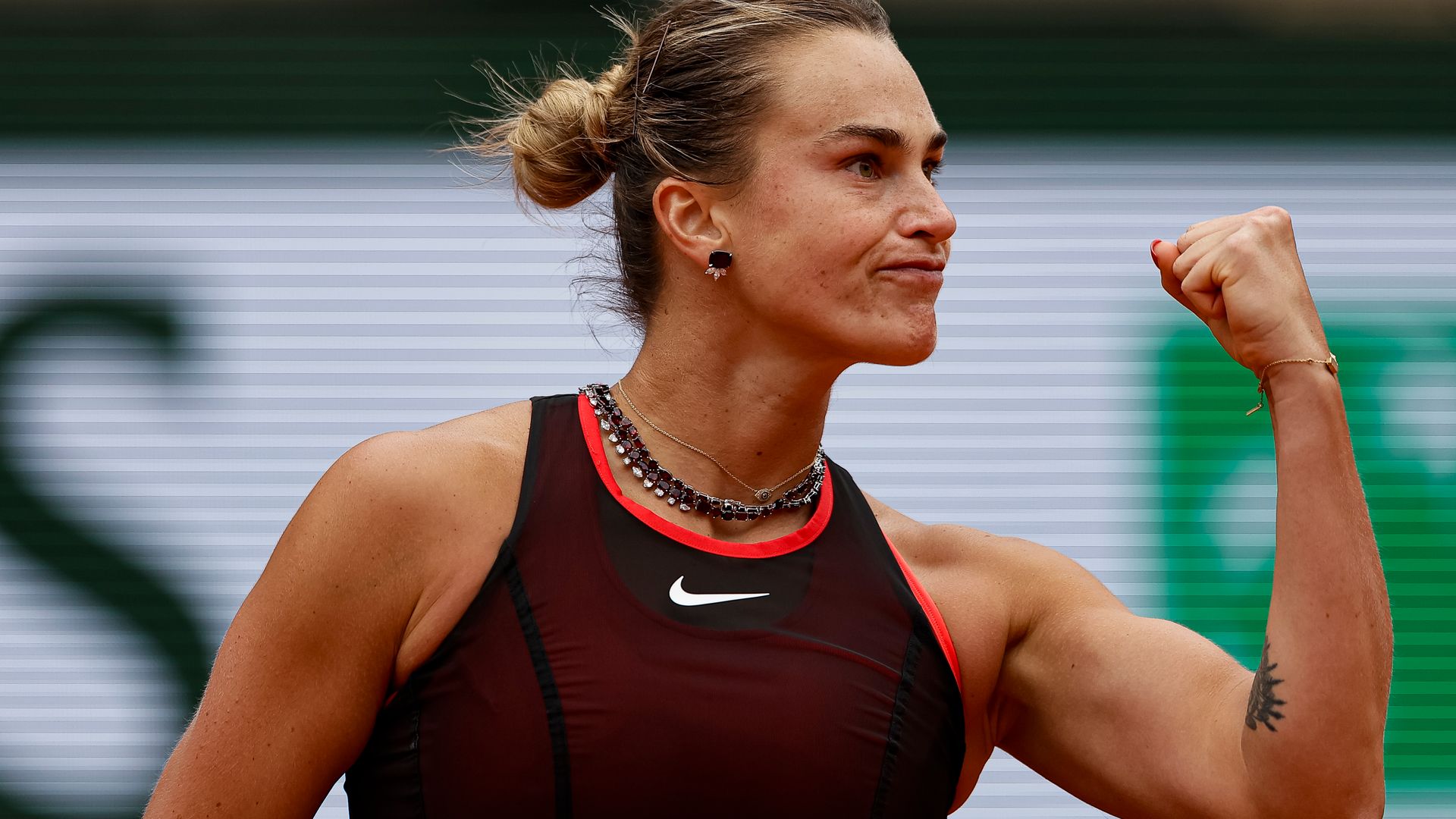 Aryna Sabalenka was iced out