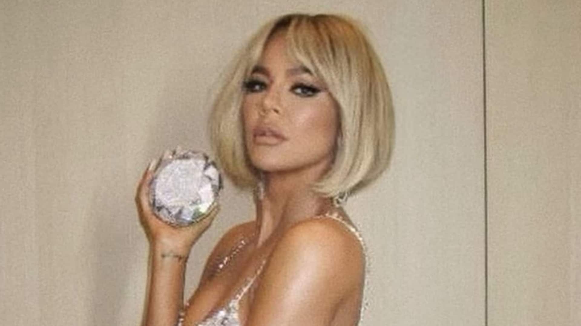 Khloe Kardashian rocks short hair and curtain bangs for Jay-Z's Oscars after-party
