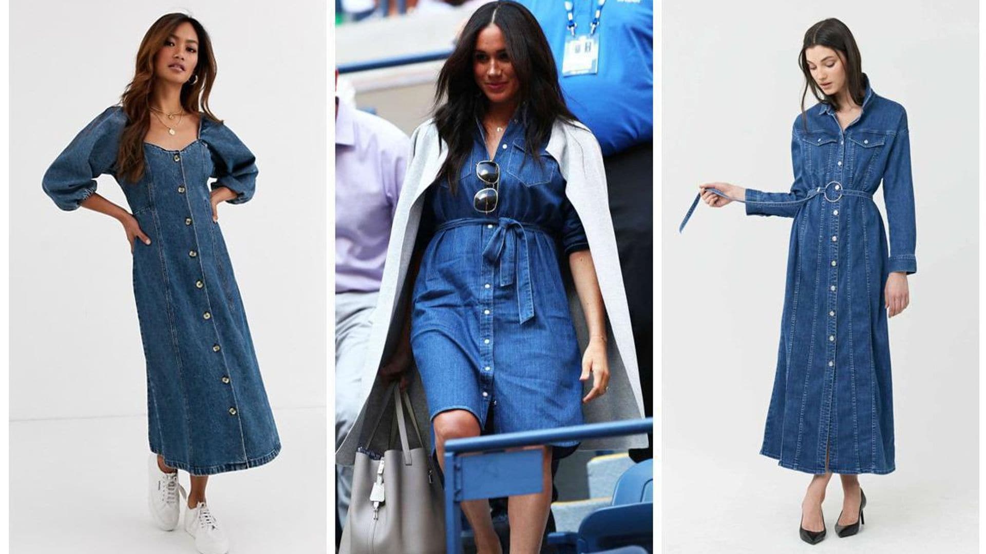 Meghan Markle and 8 perfect denim dresses for this fall