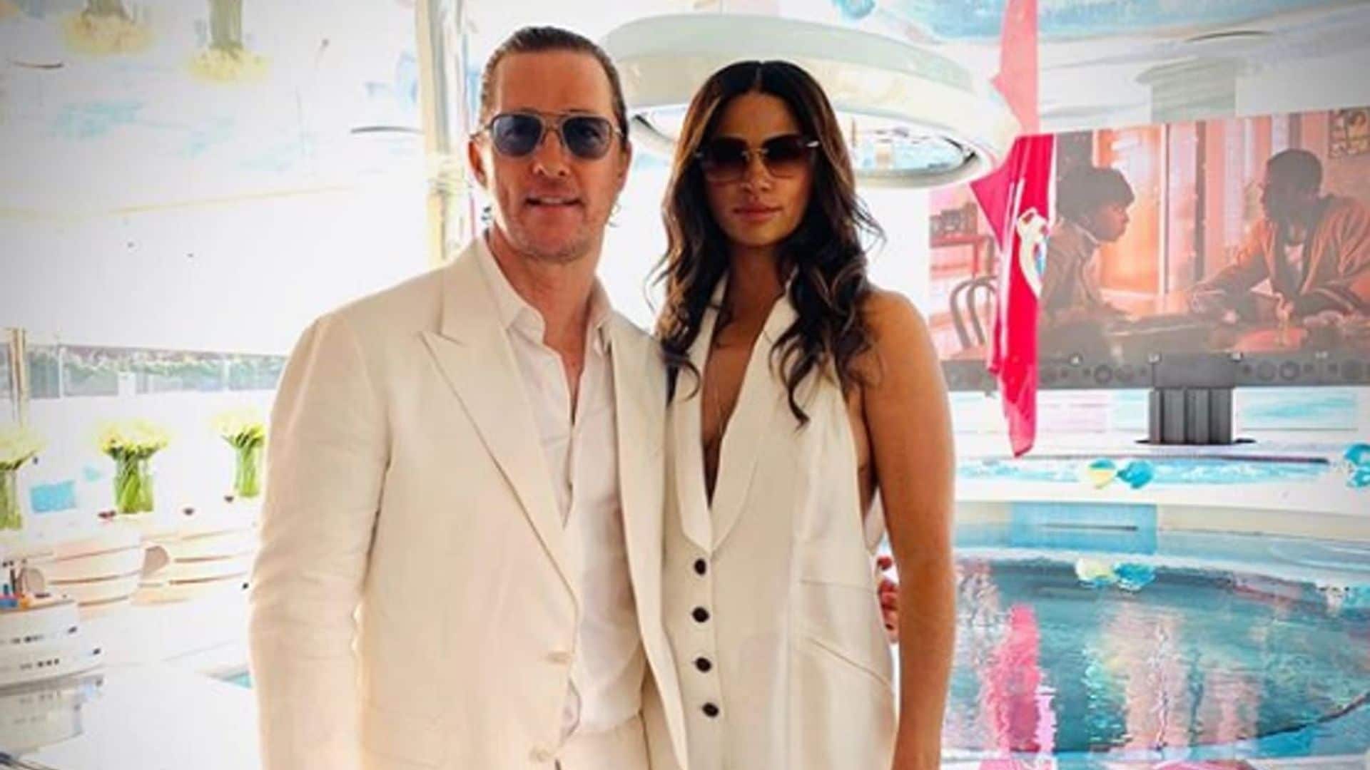 Matthew McConaughey and Camila Alves travel to Texas to visit the Uvalde memorial
