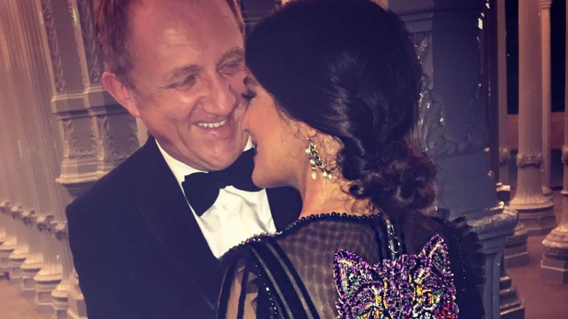 Salma Hayek celebrates her husband's birthday with romantic video