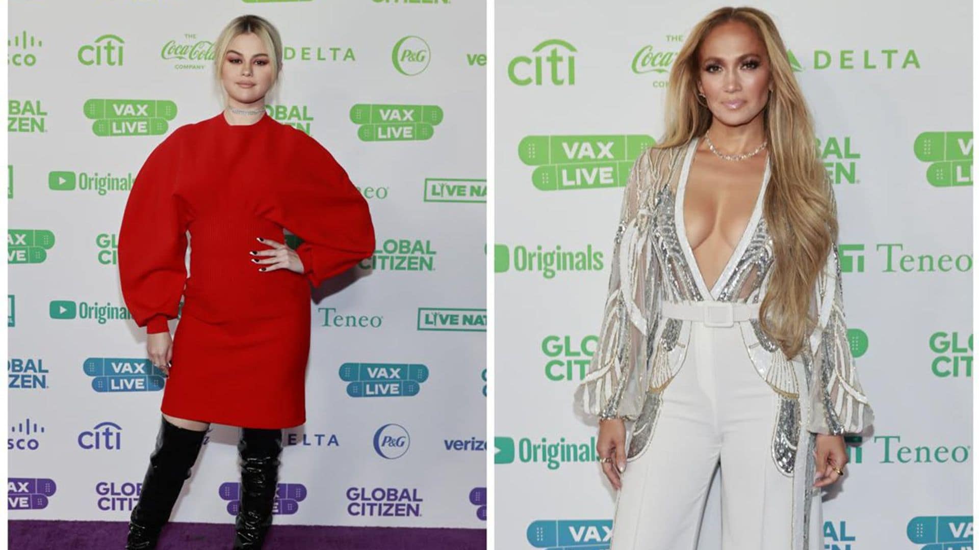 Jennifer Lopez and Selena Gomez looked fabulous at the Global Citizen: Vax Live benefit concert