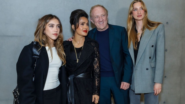 Valentina Paloma Pinault, Salma Hayek, Francois-Henri Pinault and Mathilde Pinault 