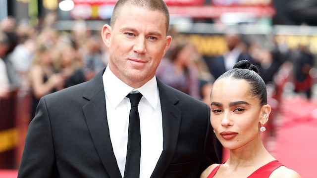 Channing Tatum and director, writer and producer Zoe Kravitz attend the European premiere of "Blink Twice" at Odeon Luxe Leicester Square on August 19, 2024 in London, England. (Photo by John Phillips/Getty Images)