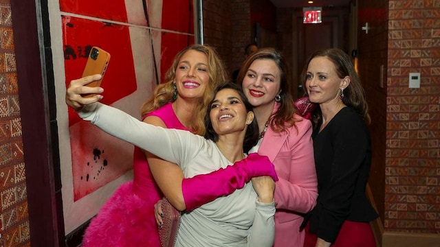 Reception celebrating Barbie's America Ferrera receiving the CCA Groundbreaker Award at The Whitby Hotel