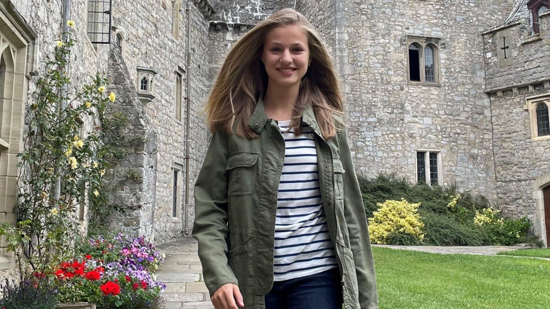 See Princess Leonor of Spain at her new school in the UK