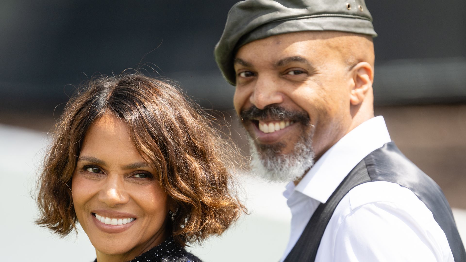 CANNES, FRANCE - MAY 13: Halle Berry and Van Hunt during the Jury photocall at the 78th annual Cannes Film Festival at  on May 13, 2025 in Cannes, France. (Photo by Samir Hussein/WireImage) 