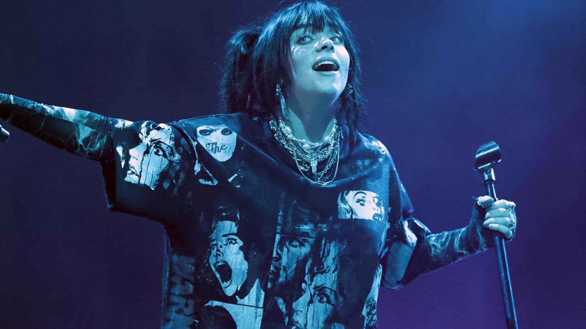 Billie Eilish trips and falls onstage during Coachella performance: ‘It was pitch black’