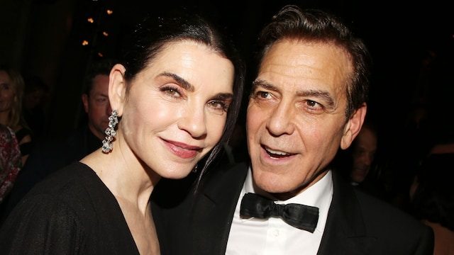 George Clooney and Julianna Margulies are close friends, with the two currently starring on separate Broadway productions