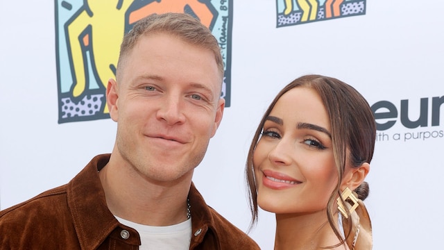 Christian McCaffrey and Olivia Culpo