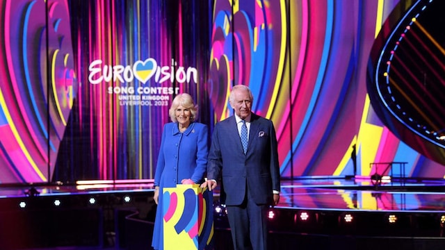 British royal couple unveils Eurovision stage