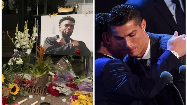 Chadwick Boseman, Maradona and Cristiano Ronaldo.