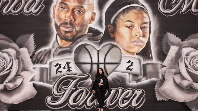 Vanessa Bryant unveils a new L A basketball court