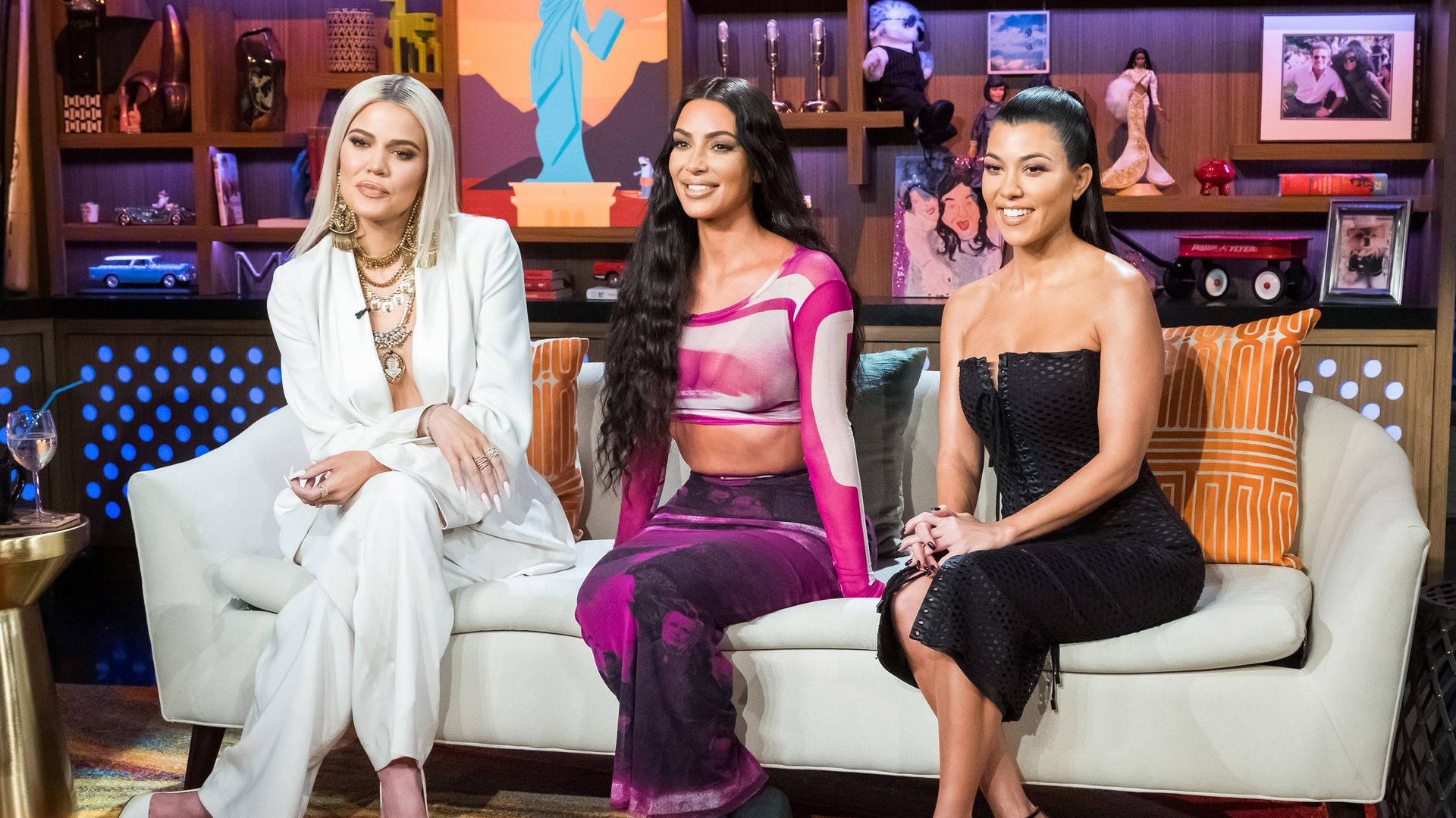 Khloe Kardashian, Kim Kardashian and Kourtney Kardashian -- (Photo by: Charles Sykes/Bravo/NBCU Photo Bank/NBCUniversal via Getty Images)