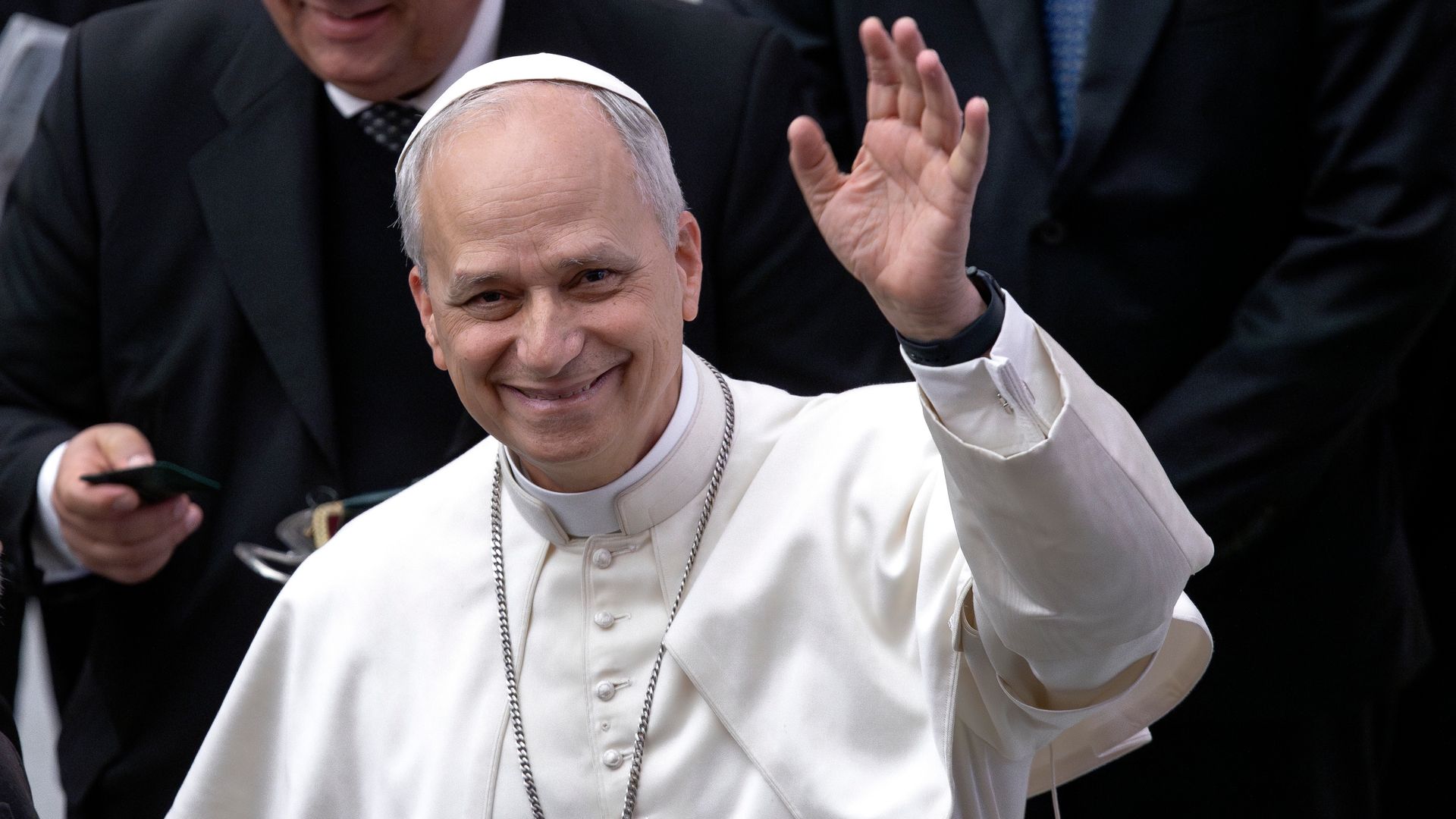 Pope Leo XIV makes his first post on social media