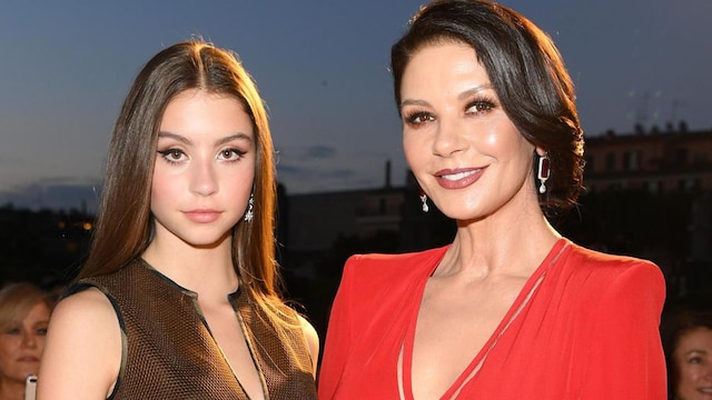 Catherine Zeta-Jones and daughter Carys