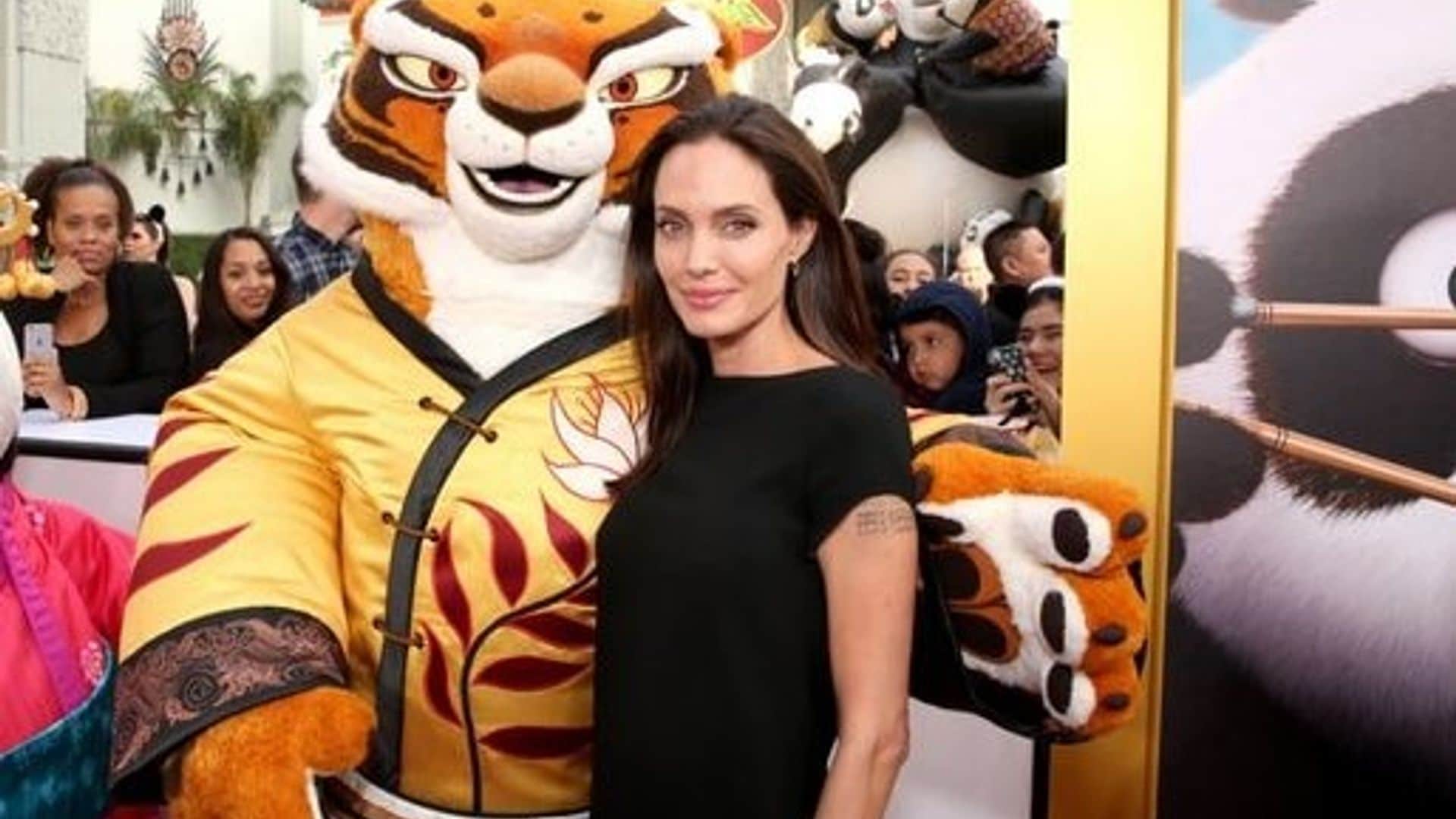 Angelina Jolie, Kate Hudson and more celebrity moms bring their kids to 'Kung Fu Panda 3 premiere