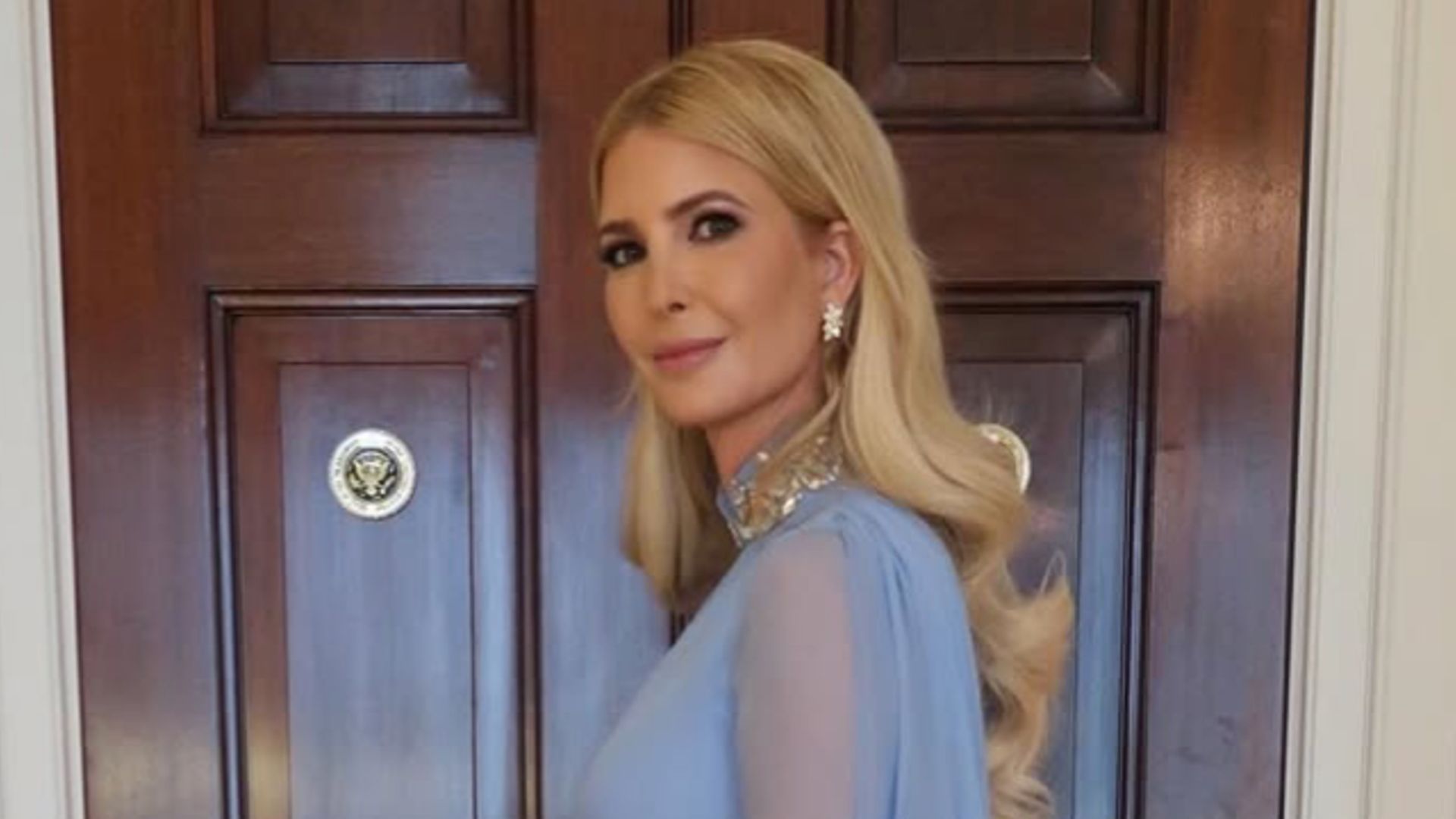 Ivanka Trump channels Grace Kelly in dramatic blue gown for royal state dinner with King Charles III