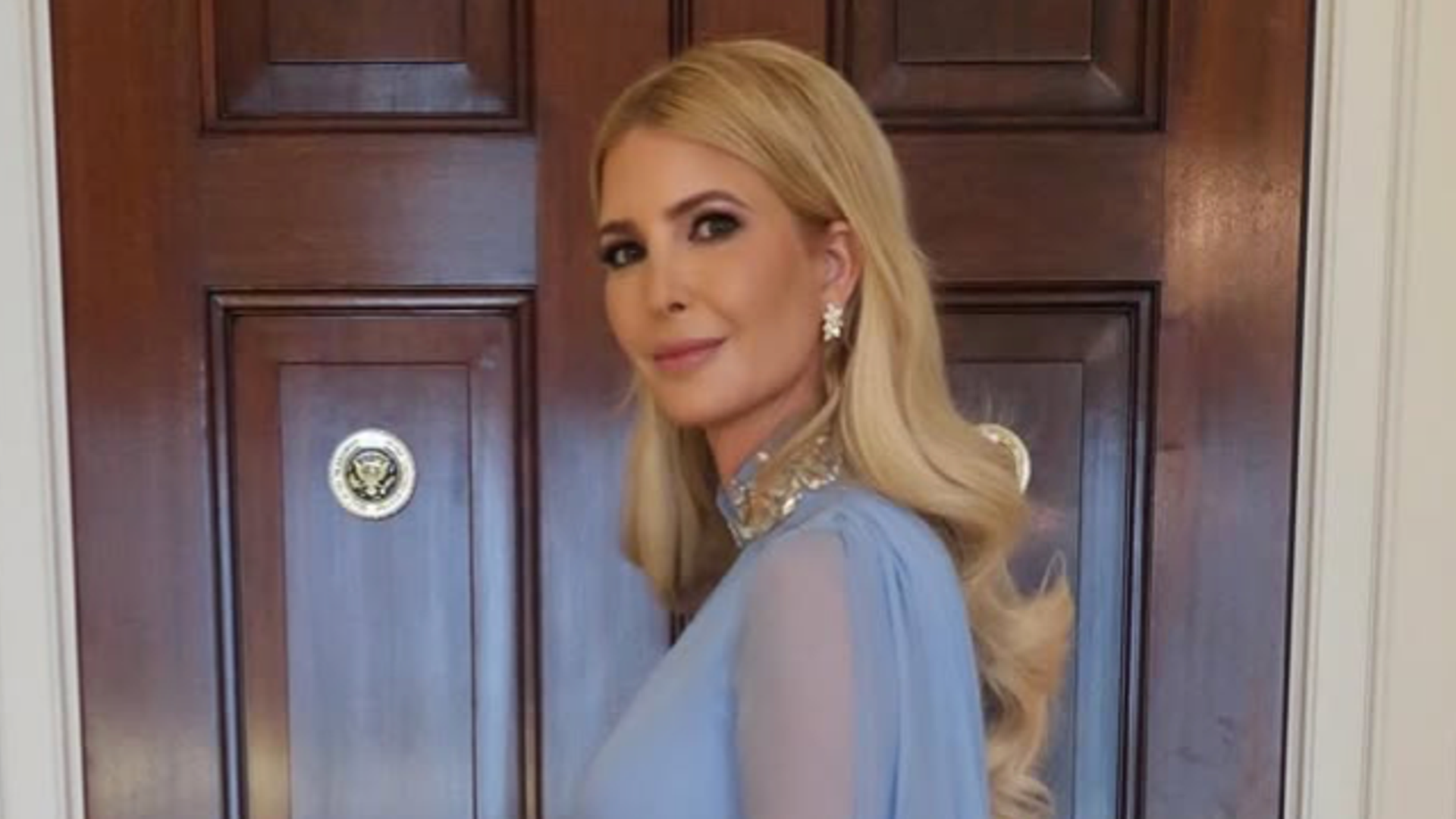 Ivanka Trump channels Grace Kelly in dramatic blue gown for royal state dinner with King Charles III