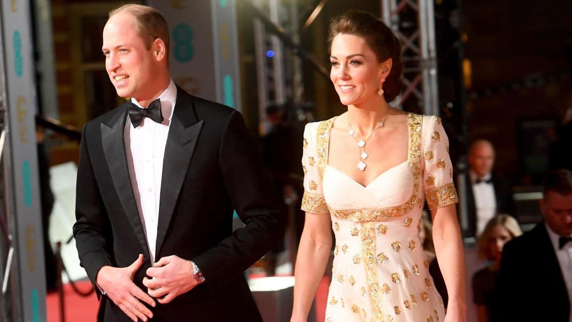 Kate Middleton recycles gown at BAFTAs alongside Prince William and A-listers