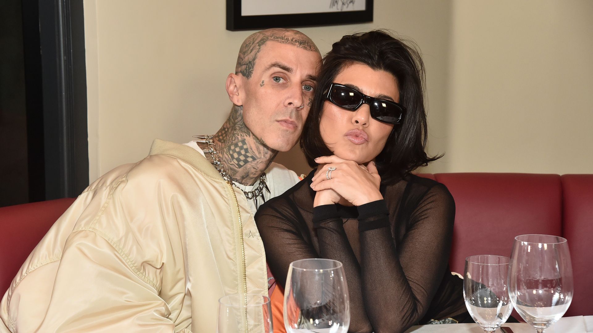Kourtney Kardashian and Travis Barker step out for first red carpet in over two years
