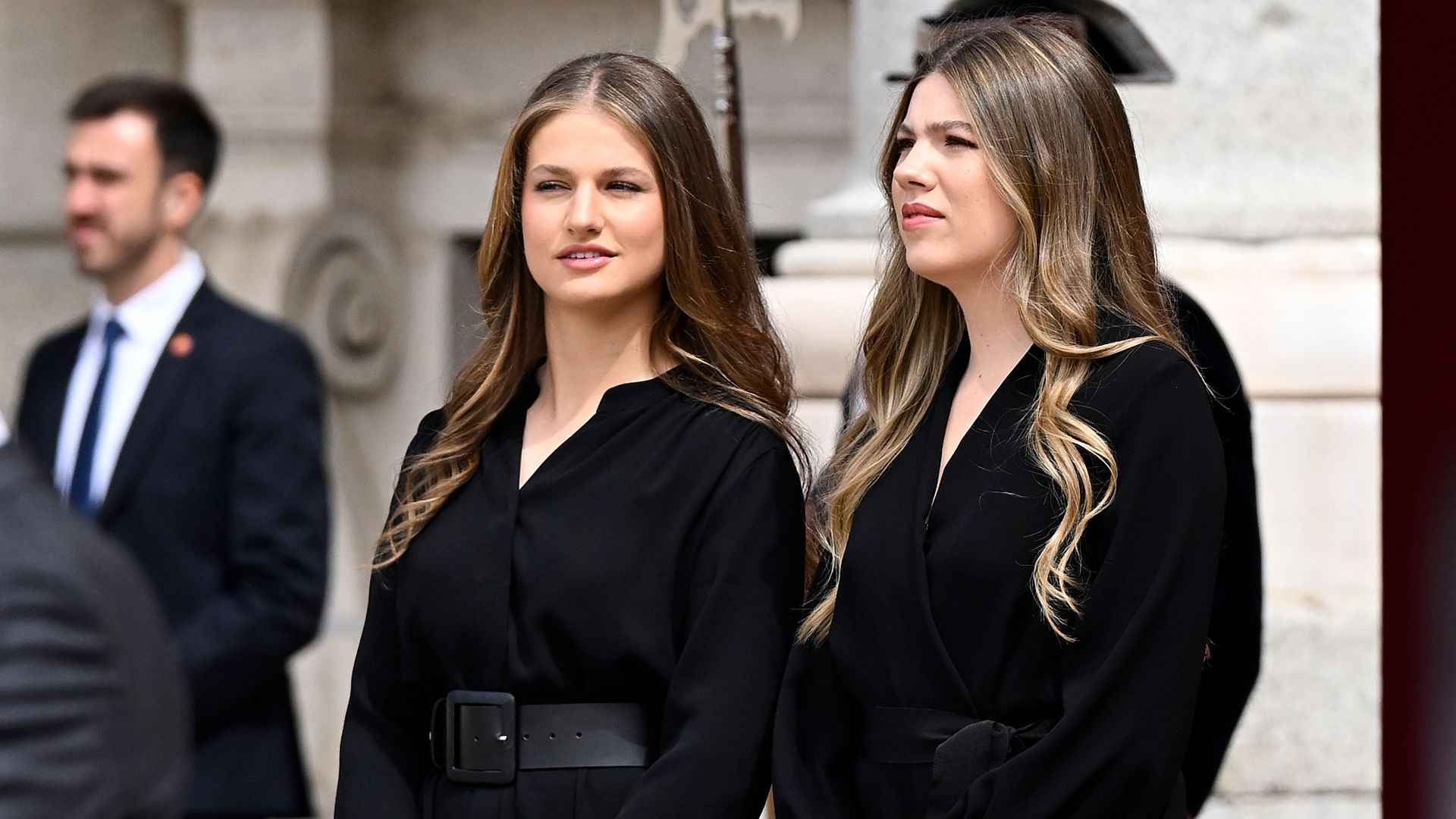 Spain's future queen meets Pope Leo XIV for the first time as an adult heir, wearing an elegant black look steeped in tradition.