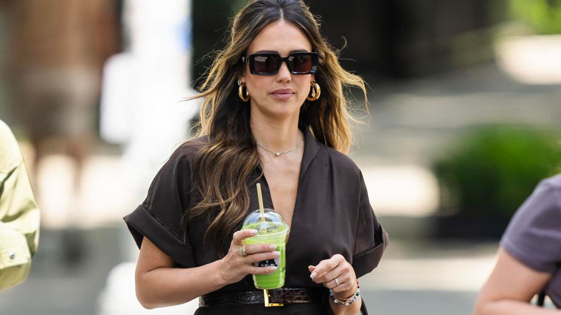 Jessica Alba masters the summer work outfit Her latest looks