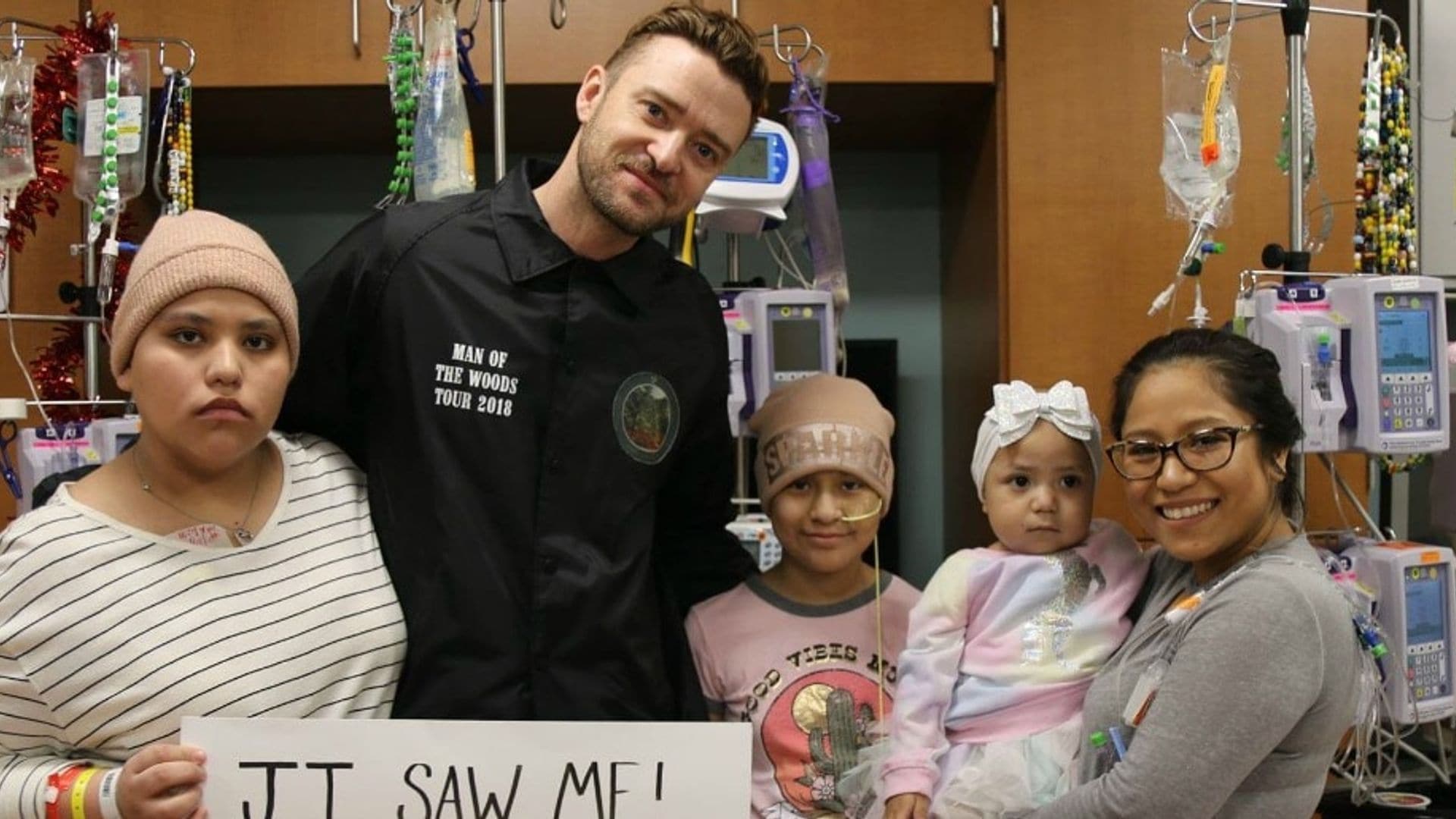 Justin Timberlake surprises patients at children's hospital and does the most heartfelt thing