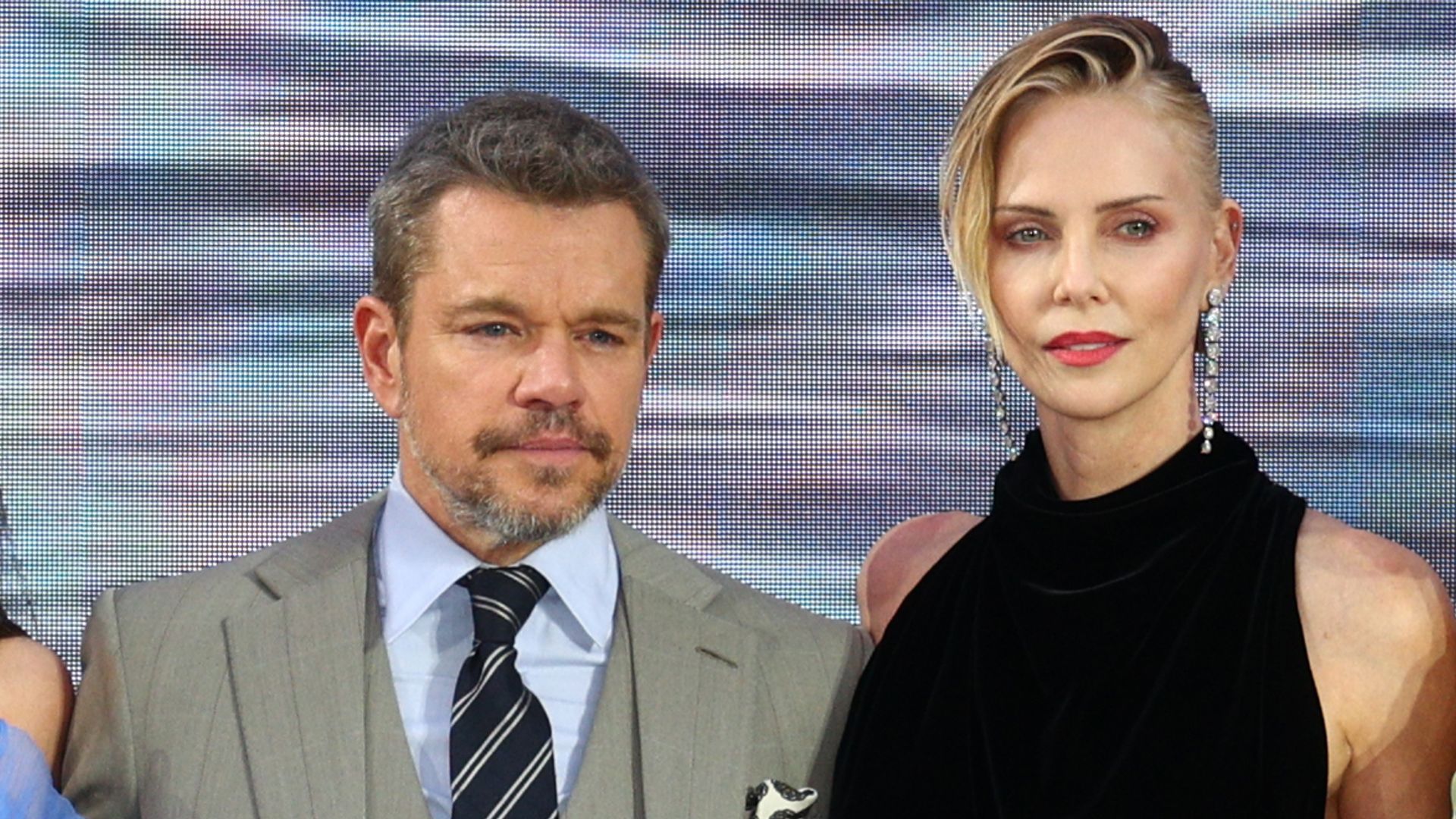 Charlize Theron admits she couldn't stop looking at Matt&hellip;